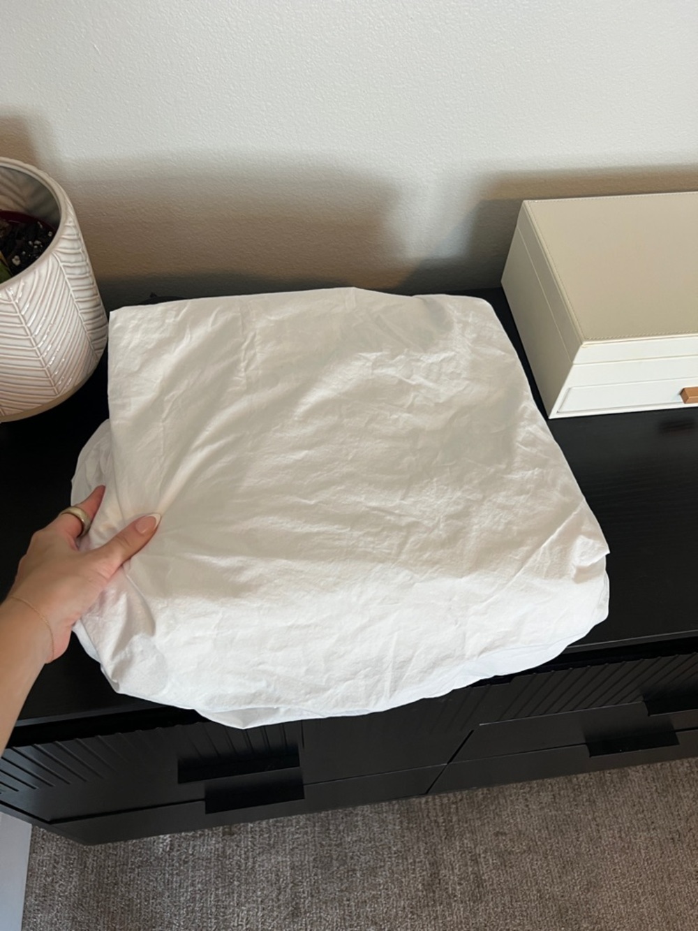 Brooklinen Classic Percale Duvet Cover Queen Full